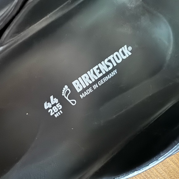 Birkenstock Arizona EVA Black Rubber Slides Sandals Mens Size 44 - Picture 4 of 8